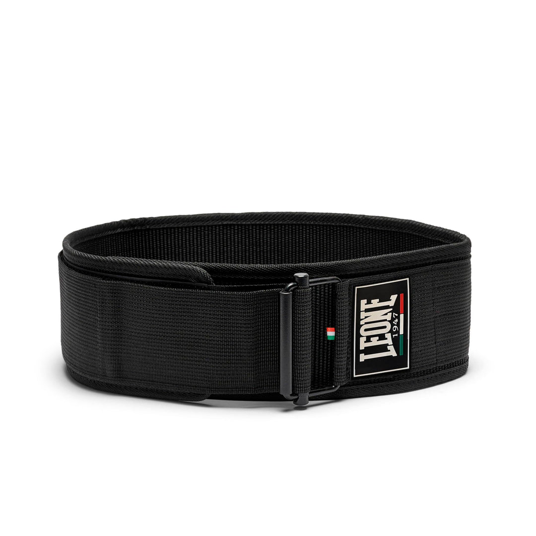 LEONE 1947 LIFTER Gewichthebergürtel – Rückenstütze Unisex Erwachsene – Schwarz/XL – Training Fitnes