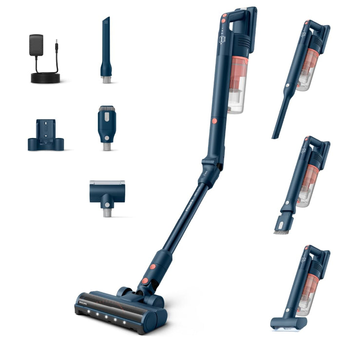 Philips SpeedPro Max Kabelloser Staubsauger 5000 Series Flex, Leistungsstarke Saugkraft, 60 Min. Lau