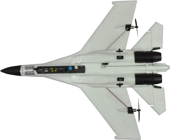 Amewi 24089 SU-27 RC Flugzeug 3 Kanal 2,4GHz RTF Gyro, Rot