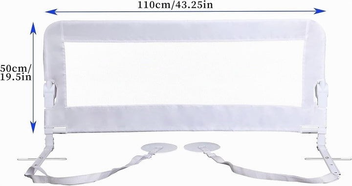 Dreambaby G7742 Bettgitter Maggie – für Einbaubetten und Flachbetten – 110 cm breit und 50 cm hoch,