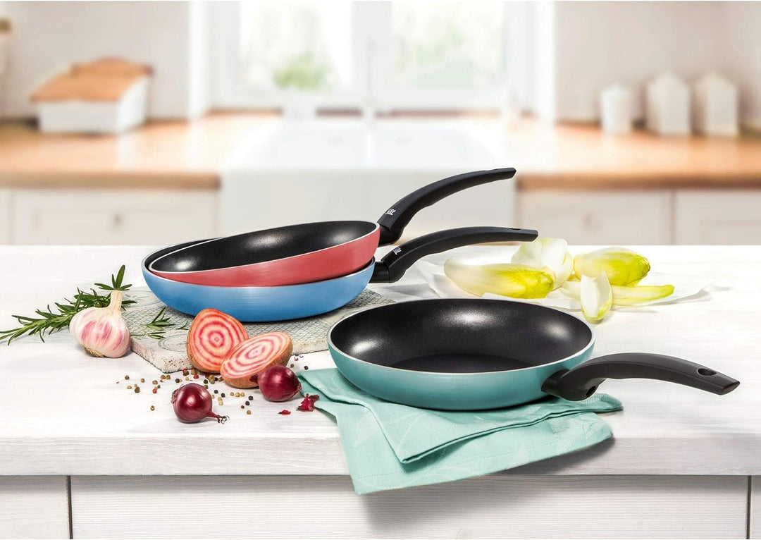 Silit Belluna Bratpfanne 28 cm Induktion, Aluminium beschichtet, Kunststoffgriff, für schonendes Bra