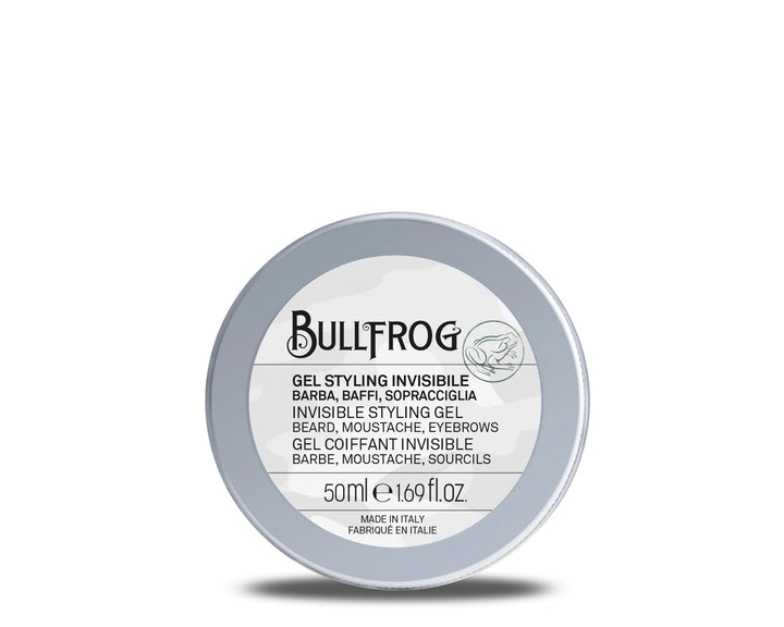 Bullfrog - Unsichtbares Styling-Gel: Bart, Schnurrbart, Augenbrauen, Stark haltendes Modelliergel, T