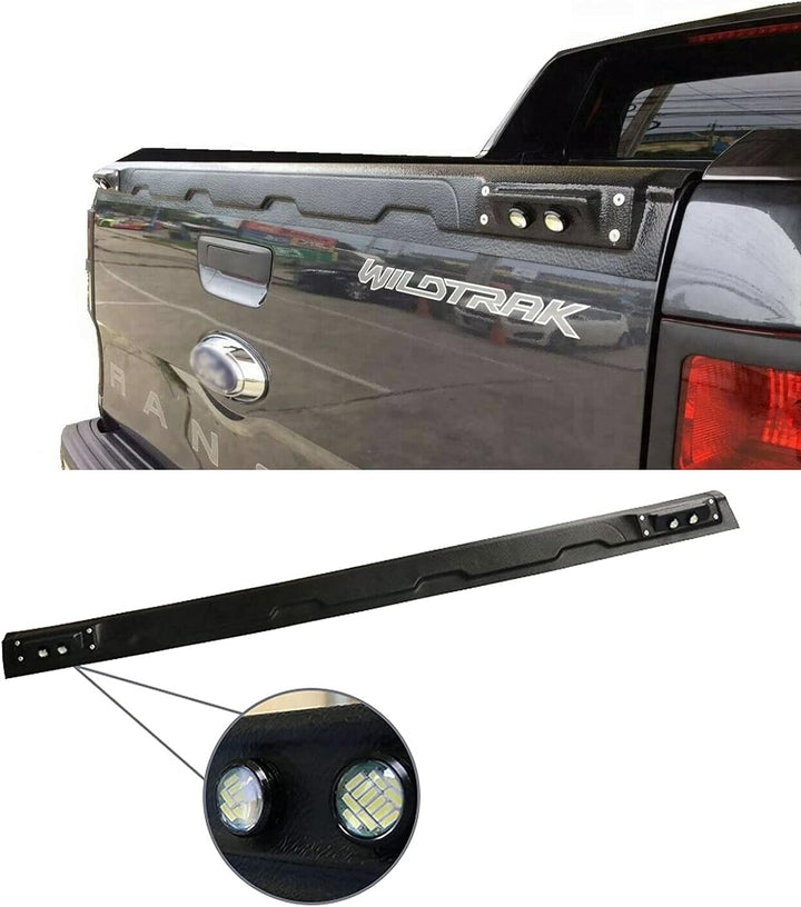 JHCHAN Ladekantenschutz Stossstangenschutz mit LED für Ford Ranger 2012-2022 T6 T7 T8 XL XLT Limited