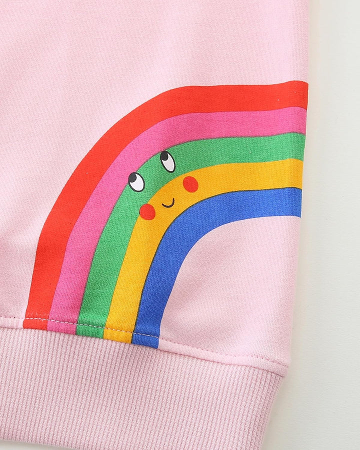 CM-Kid Sweatshirt Mädchen Langarm Pullover Kinder Shirts Baumwolle Warm Tops 1-7 Jahre Gr.92-122 104