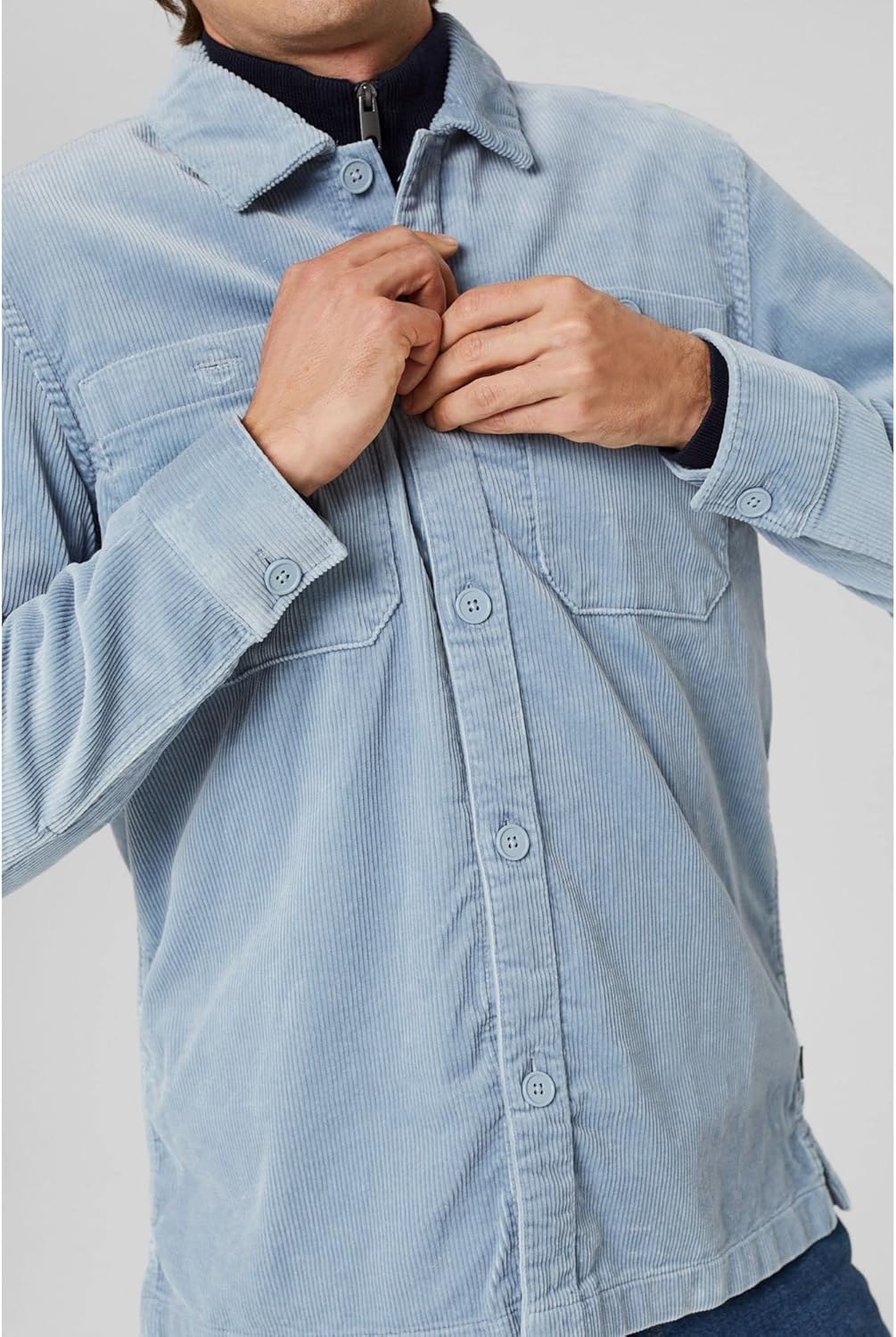 ESPRIT Herren Hemd XL 441/Light Blue 2, XL 441/Light Blue 2