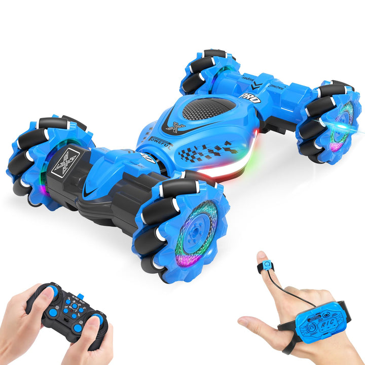 Dysaim Ferngesteuerte Auto mit Handsteuerung Ferngesteuertes Auto RC Stunt Car Drift 2,4 GHz 4WD 360