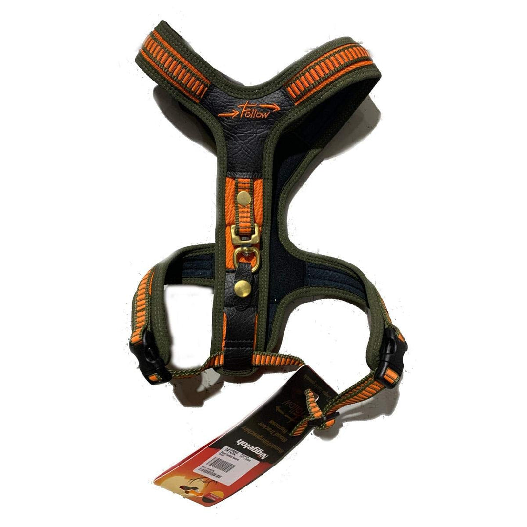 Niggeloh Hundeführgeschirr Follow, Orange-Oliv, S, 101100020 orange S, orange S