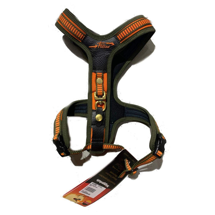 Niggeloh Hundeführgeschirr Follow, Orange-Oliv, S, 101100020 orange S, orange S