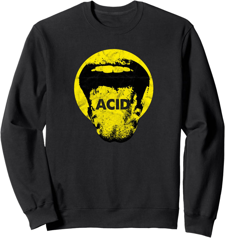 Acid Techno Vintage Rave Party Festival Feiern Ballern LSD Sweatshirt