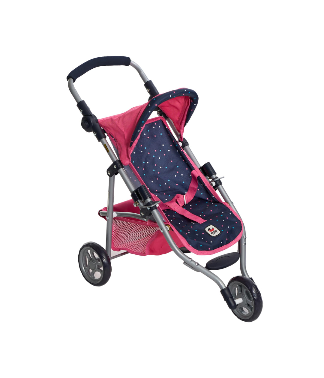 Bayer Chic 2000 - Puppenbuggy Lola, Kinderwagen für Puppen bis ca. 50 cm Grösse, Jogging-Buggy, Pupp