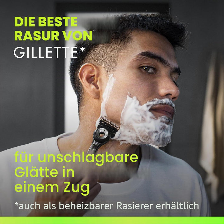 Gillette Labs mit Peelingstange, Rasierer für Herren, 1 Griff – 1 Nachfüllklinge, Black