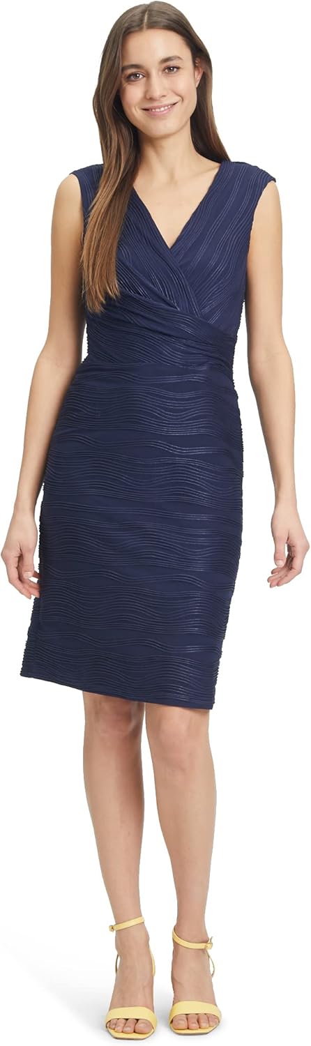 Vera Mont Damen Kleid 44 Blau (Night Blue), 44 Blau (Night Blue)