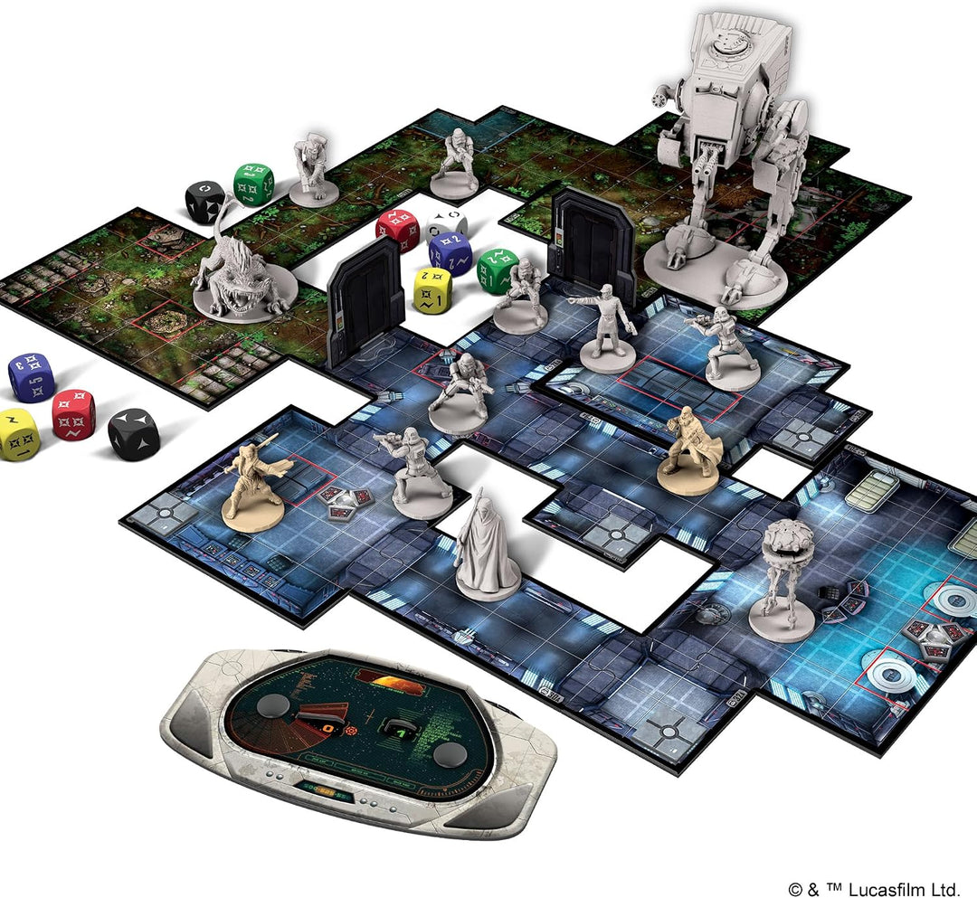 Fantasy Flight Games FFGSWI01 Star Wars Board Game & Extension, Mehrfarbig, 1. Core Set & Accessorie