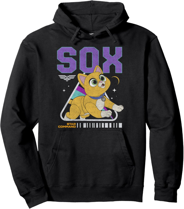 Disney Pixar Lightyear Sox Star Command Cat Poster Pullover Hoodie