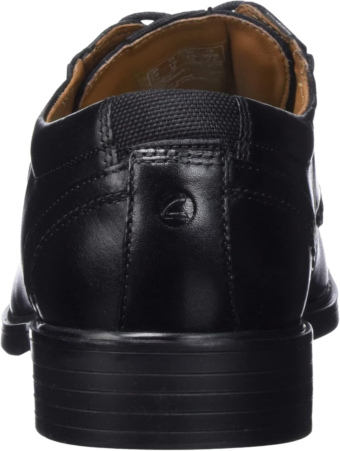 Clarks Herren Clarkslite Cap Oxford 45 EU Black Leather, 45 EU Black Leather