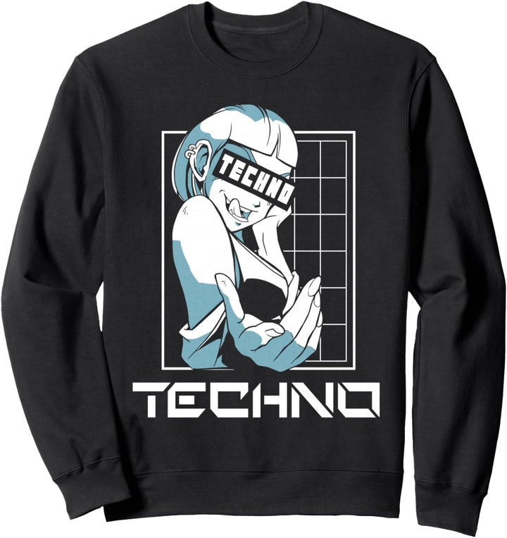 Techno Elektronische Musik Rave Festival Raver Sweatshirt