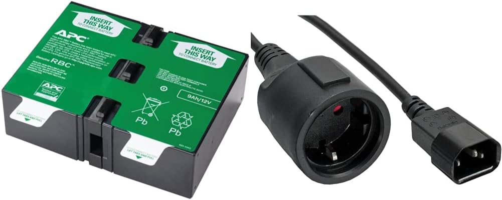 APC APCRBC124 - Ersatzbatterie für Unterbrechungsfreie Notstromversorgung (USV) von APC & Netz Adapt