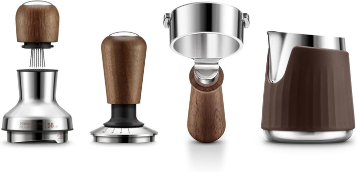 Sage - The Force Gauge Tamper 58mm - Selbstnivellierender Espresso-Tamper, Konsistente Druckkraft, K