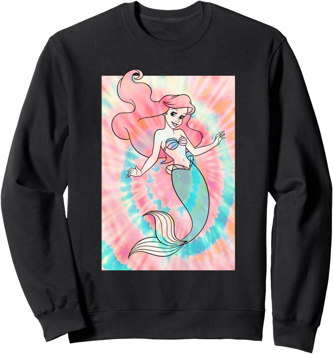 Disney Princess The Little Mermaid Tie Dye Ariel Sweatshirt