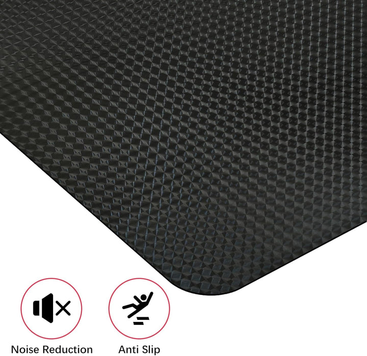 Vicwe Bodenschutzmatte Bürostuhl, 90 x 120 cm Gaming Bürostuhl Stuhlmatten, rutschfest und Einfach z