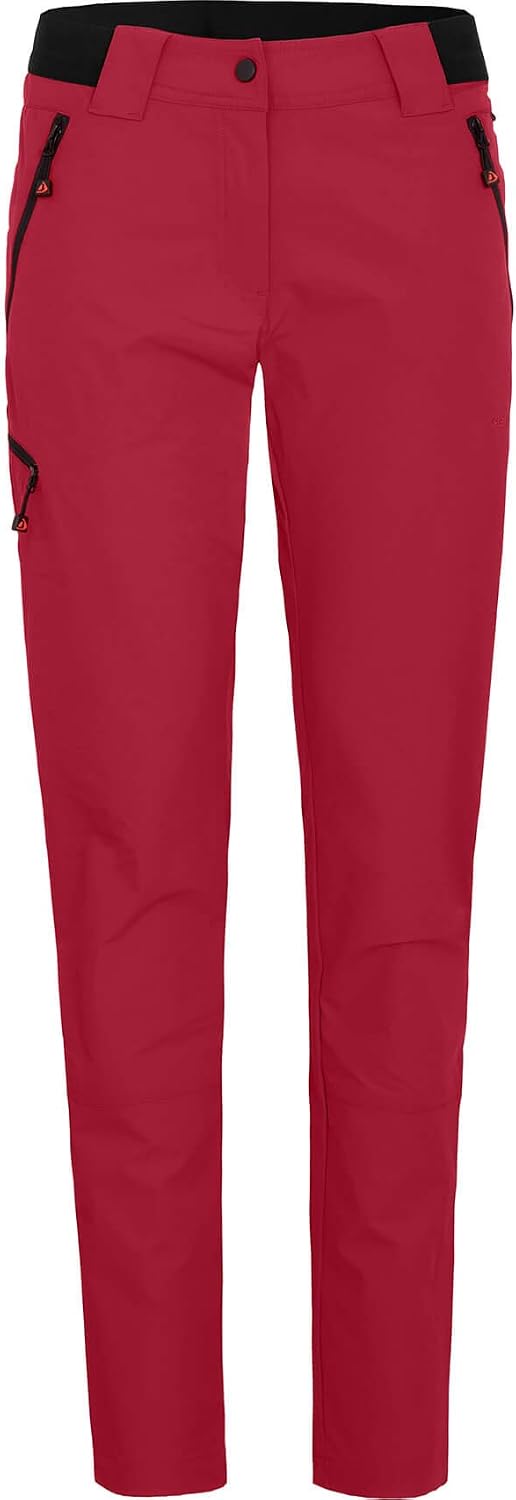 Bergson VIDAA Comfort (Slim) | Damen Wanderhose - Leichte Damen Wanderhose im Slim Fit, Normal-/Kurz