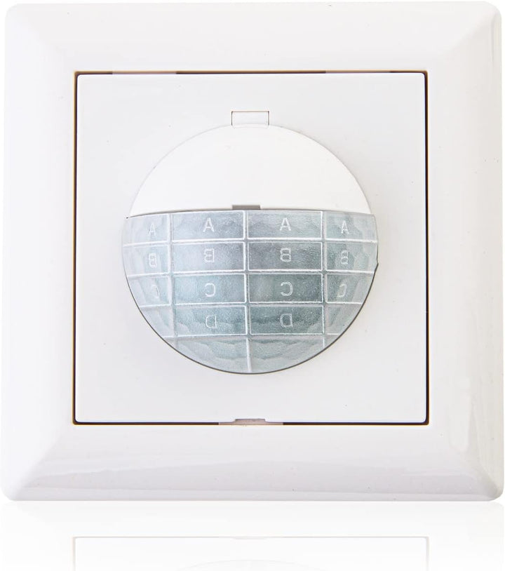 HUBER Motion 15R PIR Bewegungsmelder 190° für Innen I Unterputz Bewegungsmelder - Motion Sensor mit