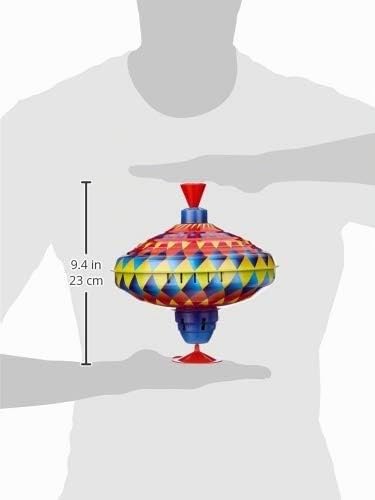 Small Foot Brummkreisel Kunterbunt, schult die Feinmotorik, mit Standfuss aus Gummi, für Kinder ab 1