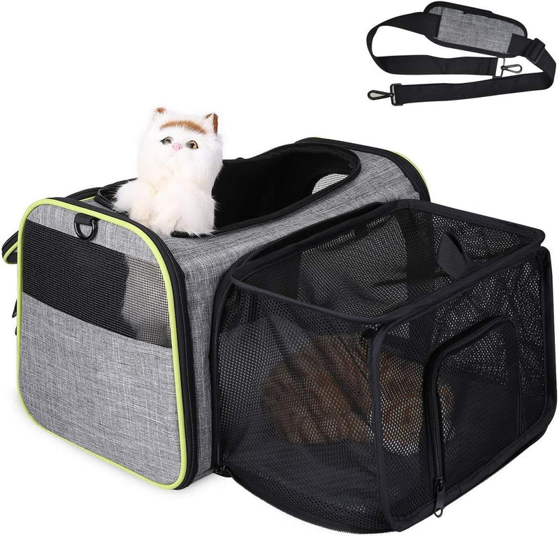 TAMOWA Transportbox Katze Transportbox Hund Faltbare Hundetragetasche, Faltbare Katzentragetasche mi