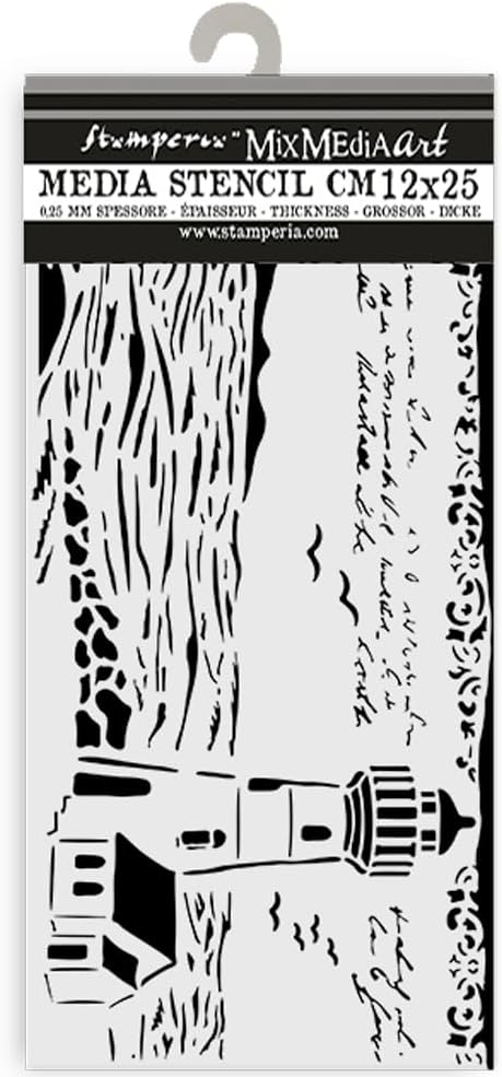 Stamperia - Thick Stencils for Scrapbooks, Albums, Cards, Bullet Journalling, and More, Flexible Mat