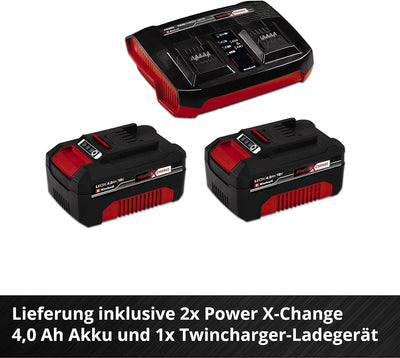 Einhell Akku-Rasenmäher RASARRO 36/38 Kit Power X-Change (36 V, 38 cm Schnittbreite, 450 m², Brushle