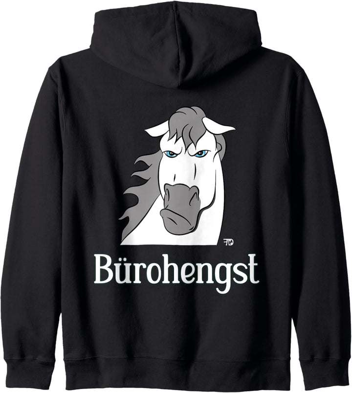 Bürohengst, Held auf der Arbeit, lustiges Büro Job Einhorn Kapuzenjacke
