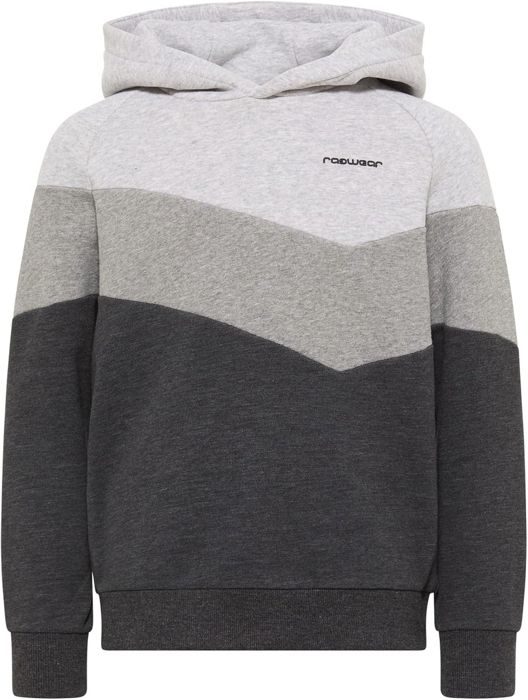 Ragwear Jungen Kinder Seatshirt VENDELIN Sweater mit Kapuze, Kapuzenpullover in Color-Blocking Desig