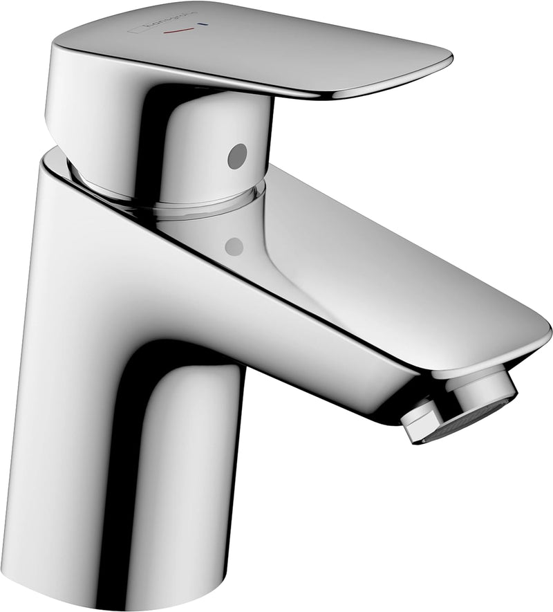 hansgrohe Wasserhahn Logis CoolStart (Armatur mit Auslauf Höhe 70mm und Zugstangen-Ablaufgarnitur) C