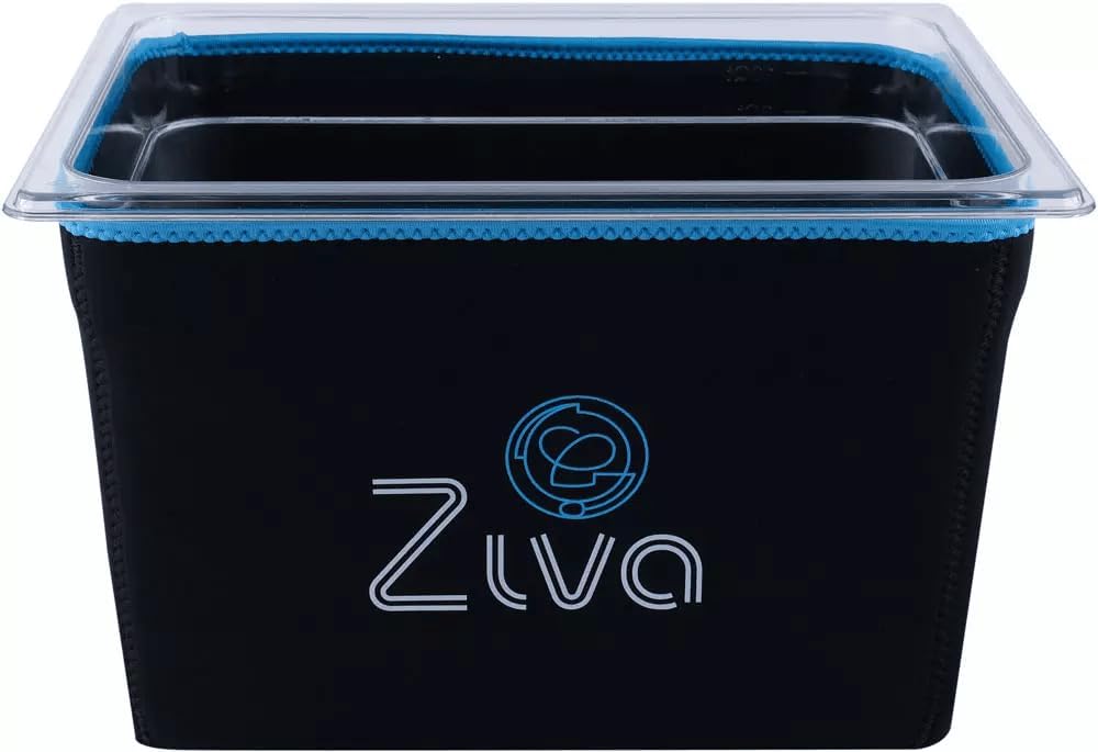 Isolierungsset: Ziva Medium sous-vide Wasserschale + Deckel mit Aussparung + Isolierhüllen 12L