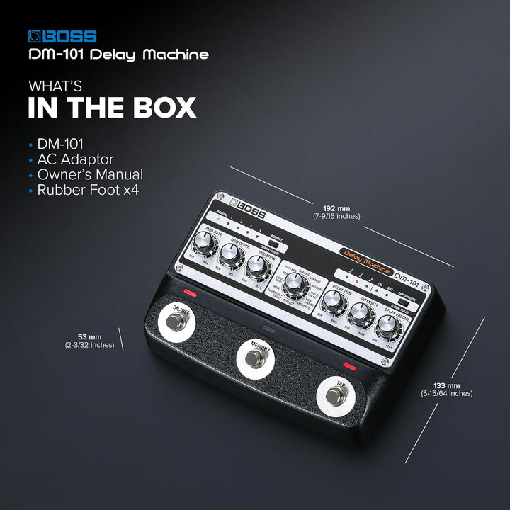 Boss DM-101 Delay Machine Analoges Effektgerät Pedal für Gitarre