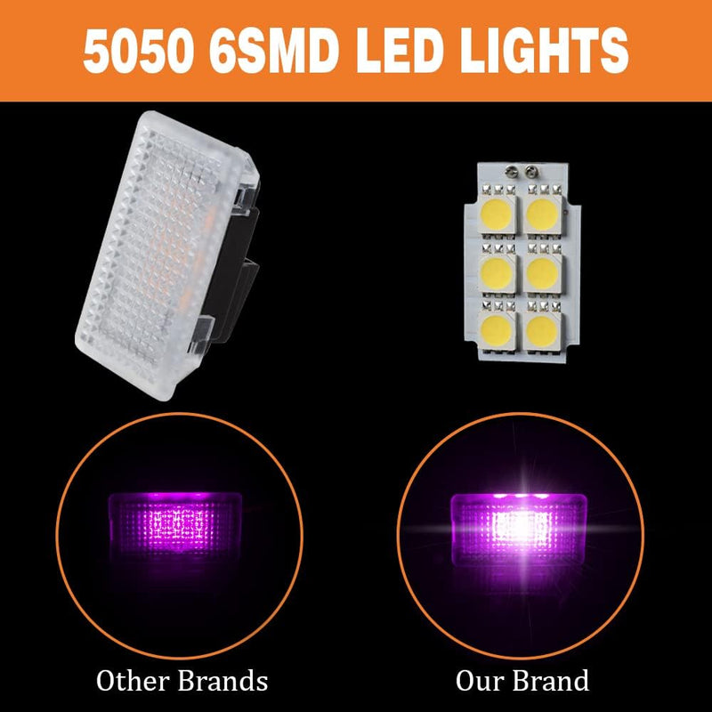 SENZEAL LED Innenleuchten für Tesla Model 3/Y/S/X Ultrahelle LED-Lampe Fussraumbeleuchtung Kofferrau