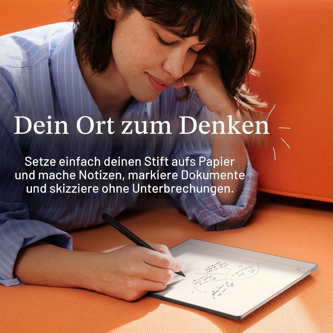 reMarkable Paper Pure Bundle – Paper Tablet mit 10,3-Zoll-Schwarz-Weiss-Display – Digitales Notizbuc
