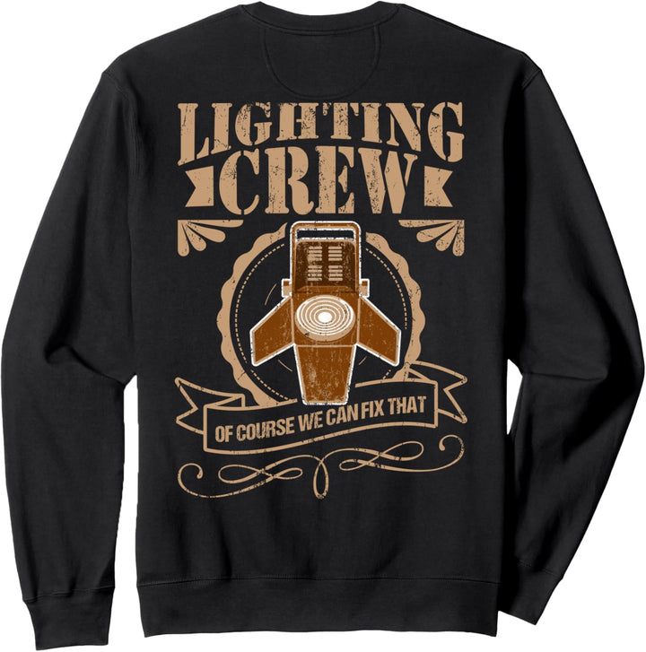 LIGHTING CREW Lichttechniker Veranstaltungstechniker Sweatshirt