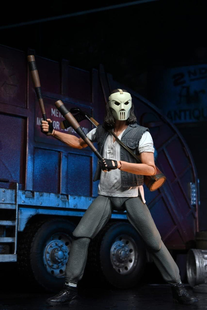 NECA Teenage Mutant Ninja Turtles Ultimate Casey Jones 7" Scale grau/weiss, Bedruckt, 100% Kunststof