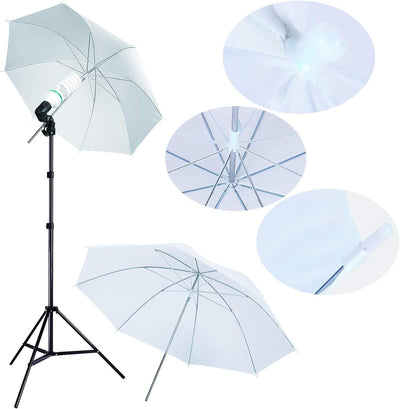 HAKUTATZ® Hintergrund Fotostudio Set 5-in-1 Reflektor Fotoschirm Fotoleinwand Fotografie Lampenstati