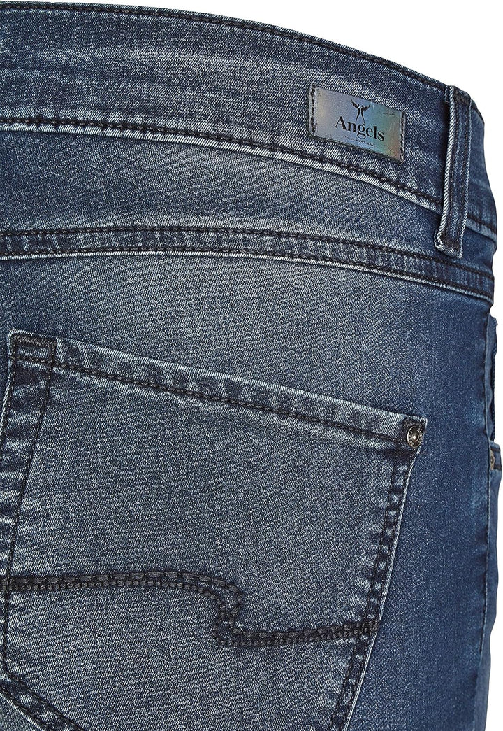 ANGELS Slim Fit Jeans Jeans Skinny mit cleanem Super Stretch Denim mit Label-Applikationen 34W / 28L