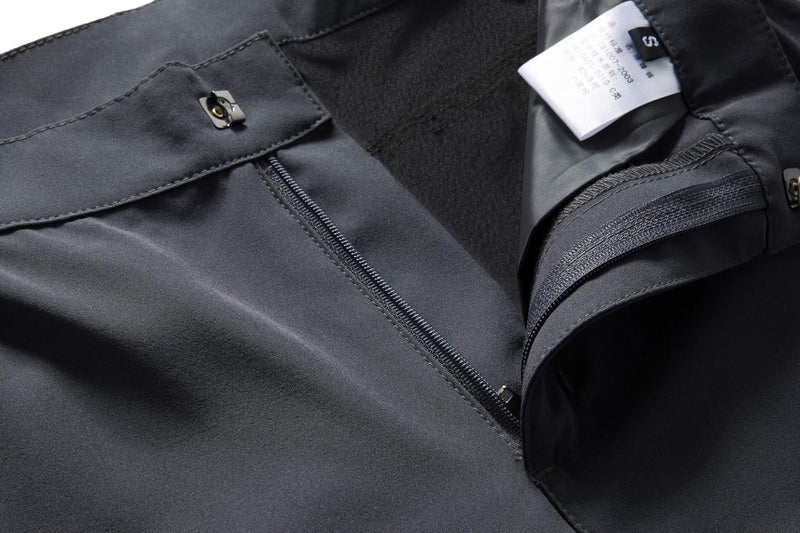 BenBoy Herren Wanderhose Wasserdicht Softshellhose Outdoorhose Winddicht Warm Gefüttert Skihose Snow