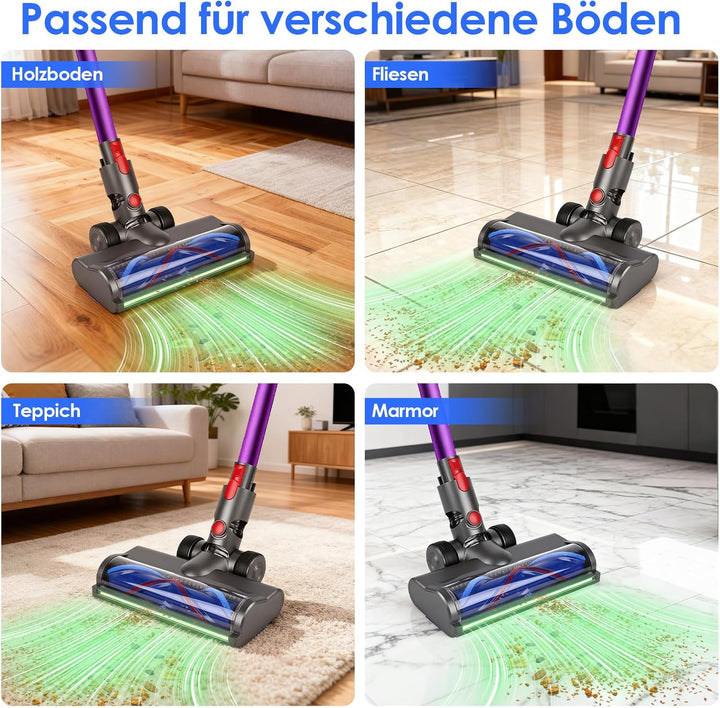 Bürste Ersatzteile mit Staubdetektionsfunktion kompatibel für Dyson V7 V8 V10 V11 V15 Staubsaugern B