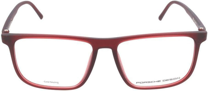 Porsche Design Brillengestelle P8299-B-53 Rechteckig Brillengestelle 53, Rot