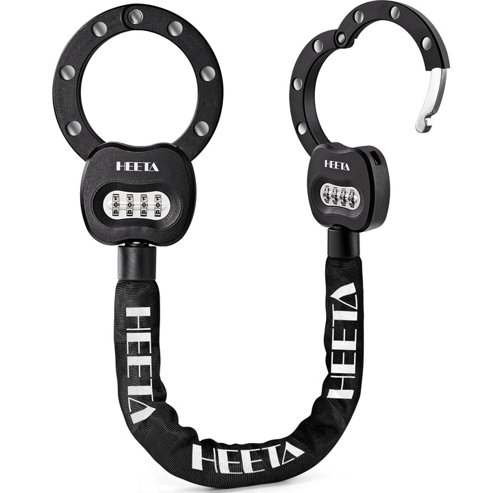 HEETA E Scooter Schloss Zahlenschloss, 8mm Fahrradschloss Hohe Sicherheit, e Roller Schloss Handsche