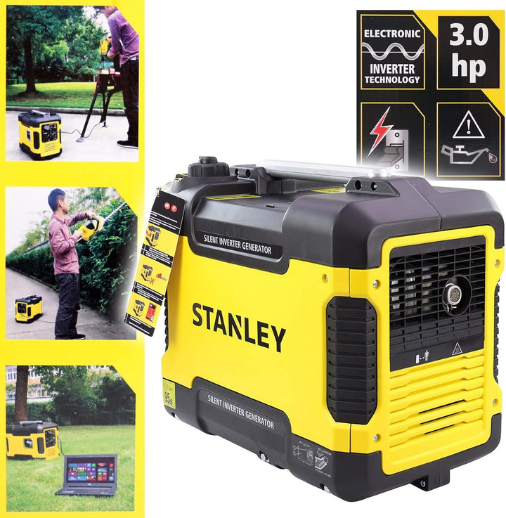 Stanley SIG 1900S INVERTER GENERATOR NOTSTROMGENERATOR AGGREGAT STROMERZEUGER, Multicolor
