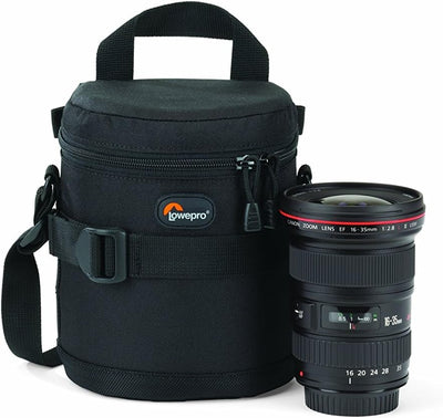 Lowepro LP36305 Objektivköcher (11 x 14 cm) Schwarz 11 x 14 (mit Schultergurt) Single, Schwarz 11 x