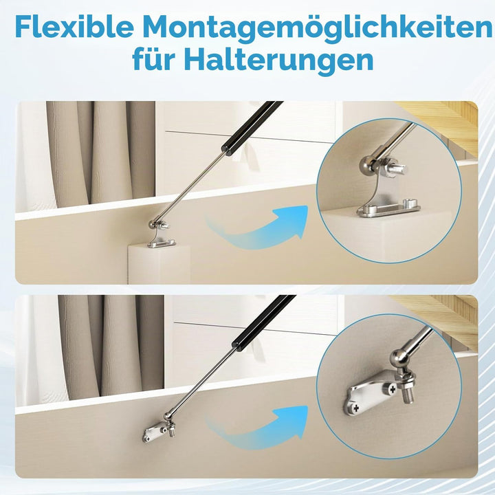 Gasdruckdämpfer Gasdruckfeder, Für Autos Heckklappendämpfer und Schranktür Dämpfer (500mm/15KG/150N)