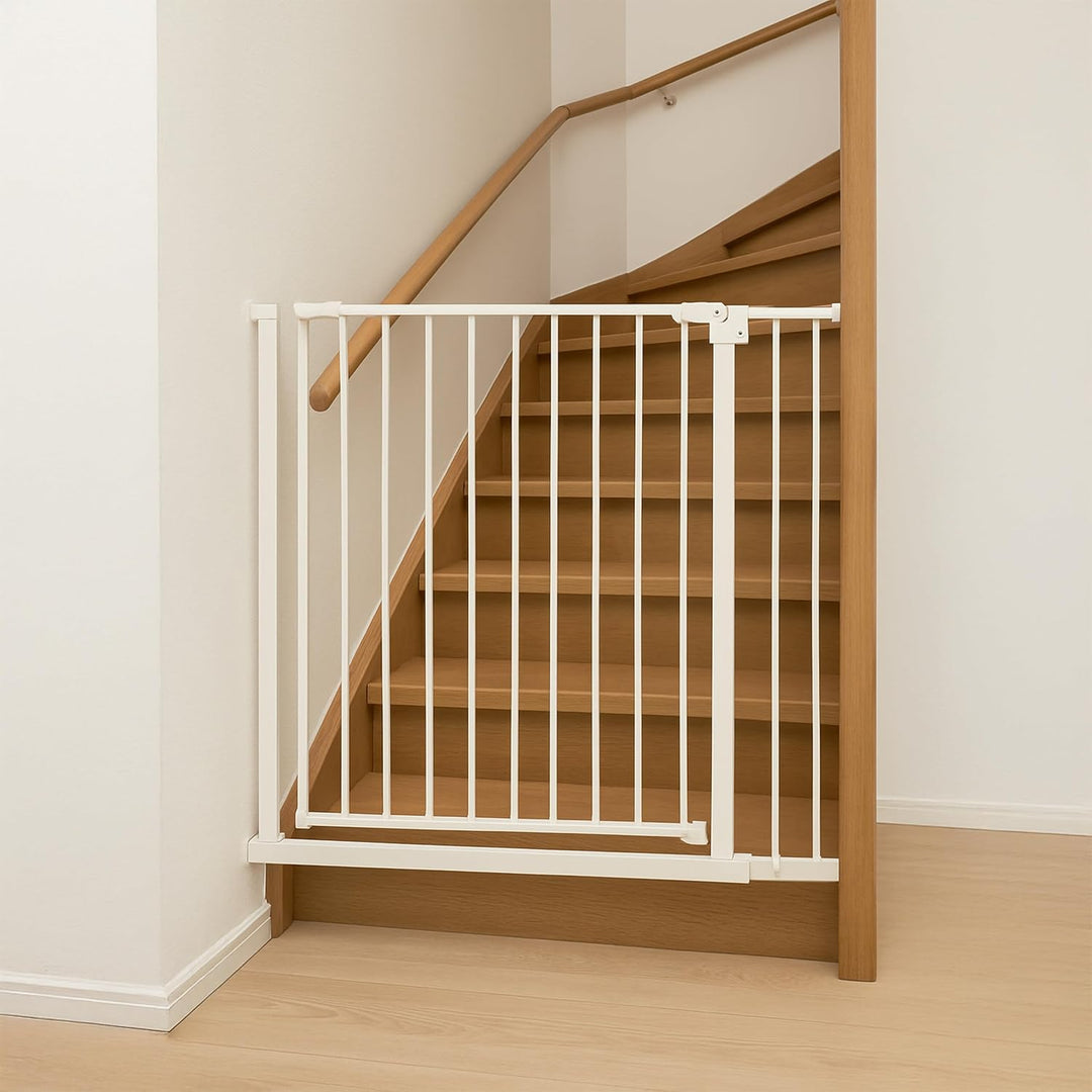 Relaxdays Treppenschutzgitter, 95–100 cm, ohne Bohren, Baby &amp; Kleinkind, Treppe &amp; Tür, Türschutzgitt