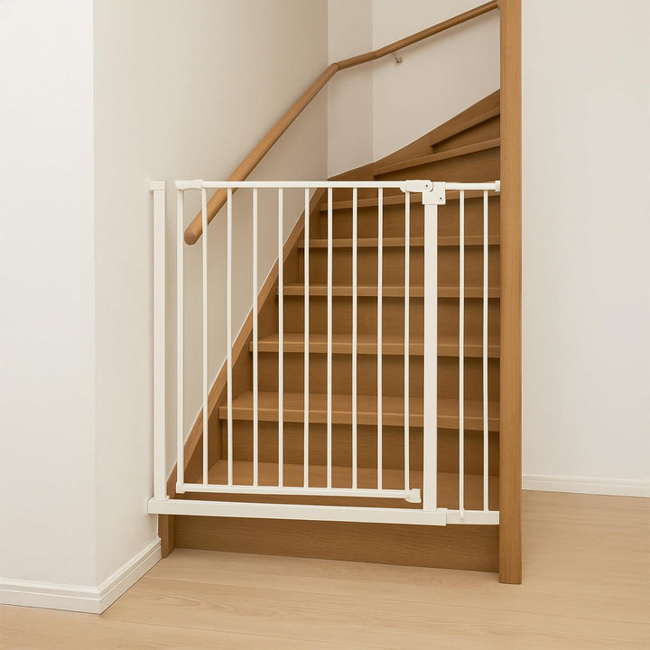 Relaxdays Treppenschutzgitter, 95–100 cm, ohne Bohren, Baby &amp; Kleinkind, Treppe &amp; Tür, Türschutzgitt